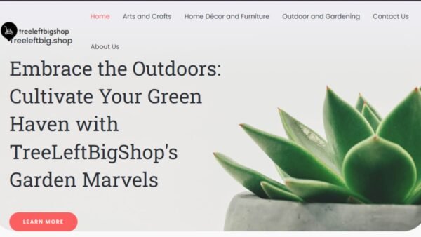 Embrace the Outdoors: Cultivate Your Green Haven with TreeLeftBigShop.com Garden Marvels